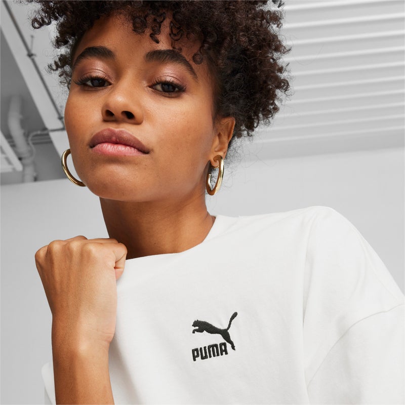 PUMA BETTER CLASSICS Womens White T-Shirt - Image 4